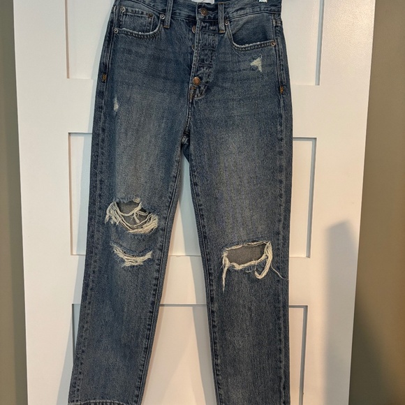 Pistola Charlie High Waist Straight Leg Jeans (Mayer Distressed) - Picture 1 of 4